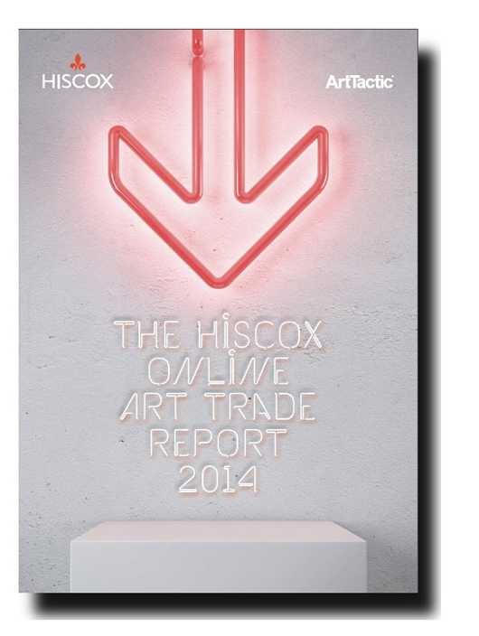 'Hiscox Online Art Trade Report 2014,' compiled by the London-based Art Tactic research agency, which reveals the steadily intensifying impact of the Internet on the traditional art market. Image courtesy Hiscox and Art Tactic.